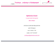Tablet Screenshot of ephemere-event.com